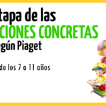 La etapa operativa concreta del desarrollo de Piaget